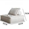 Tofu Block Living Room Sofas Small Apartment Lazy Square Sofa Vacuum Compression Sofa Free Combination Removable Furniture