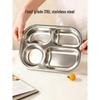 HANDUNYOU 304 Stainless Steel Meal Tray