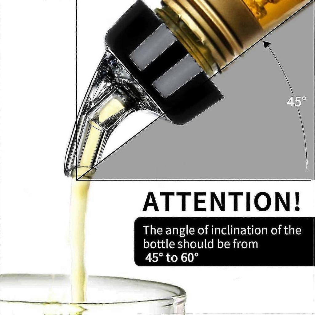 12 Pieces Liquor Spouts, Auto Oil Alcohol Pourer - For 3cl, Jigger, Wine Bottle Stopper, Olive Oil Pourer less