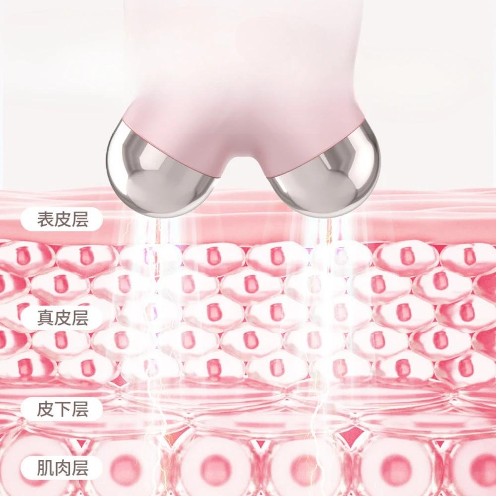 Universal Ems Micro-Current Smooth Texture Facial Massager Facial Rejuvenation Convenient Anti Wrinkle Double Chin Beauty Device