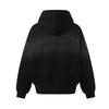 Mens Oversized Distressed Hooded Zip-Up Sweatshirt Streetwear Cotton Pullover Fall Casual Jacket