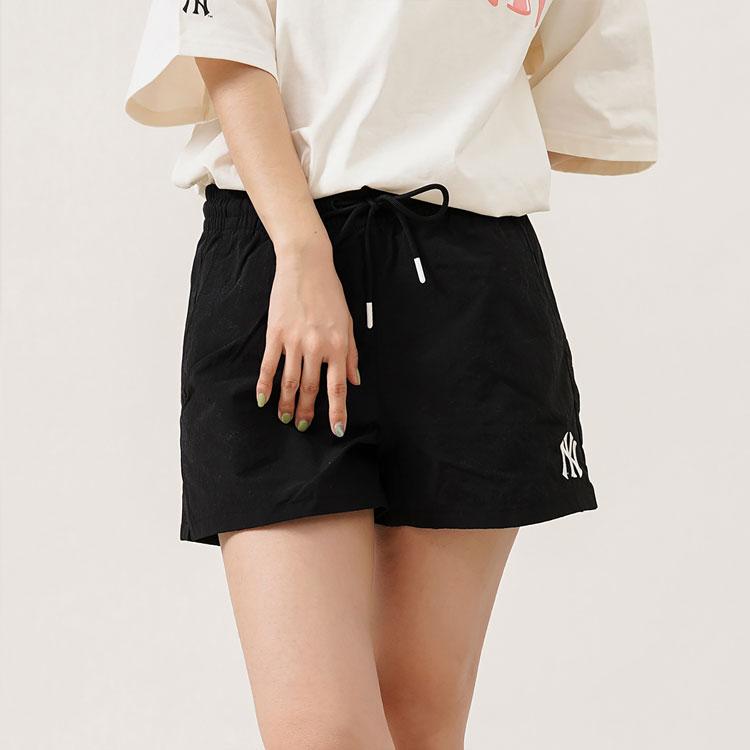 New MLB New York Yankees Casual Shorts Women's Black 3FSMB0123-50BKS