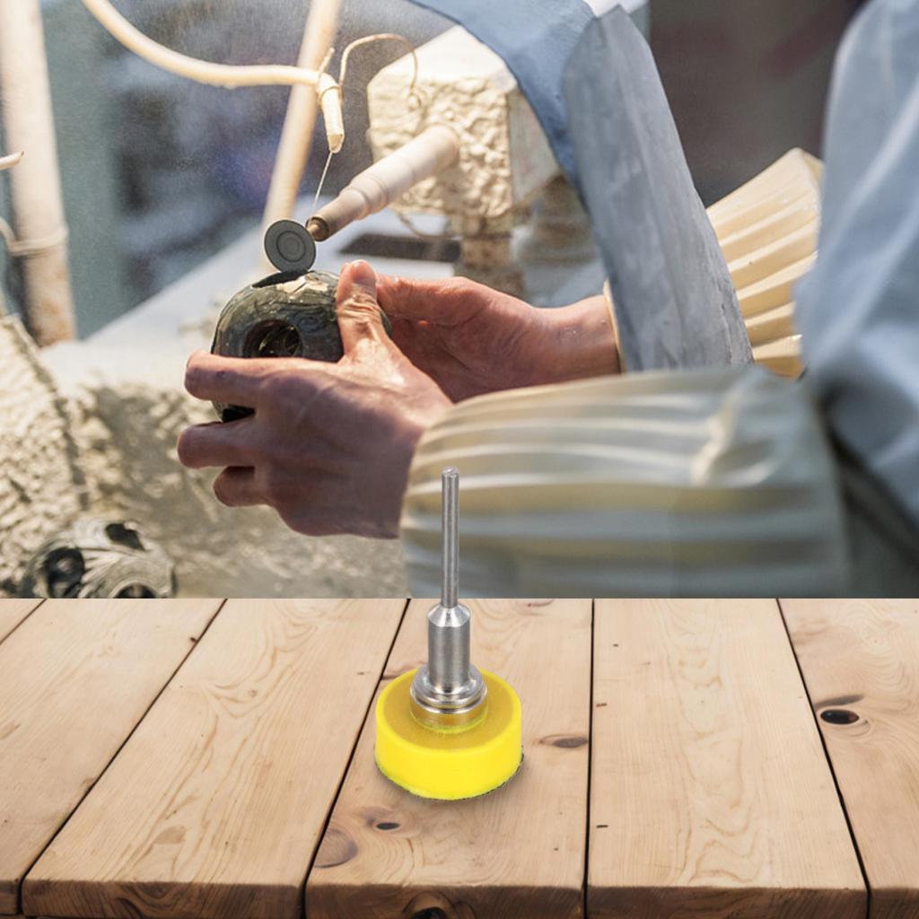 1inch Disc Sandpaper Self-adhesion Abrasive Pad3mm Shank Polishing Tool