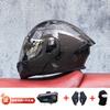 Modular Flip-Up Motorcycle Helmet With Dual Visors Bluetooth Intercom ABS Shell All-Season Unisex Adult Size M-XXL