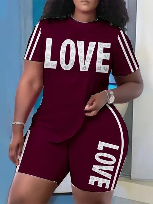 1116 new European and American casual fashion trend high-quality short-sleeved T-shirt shorts set
