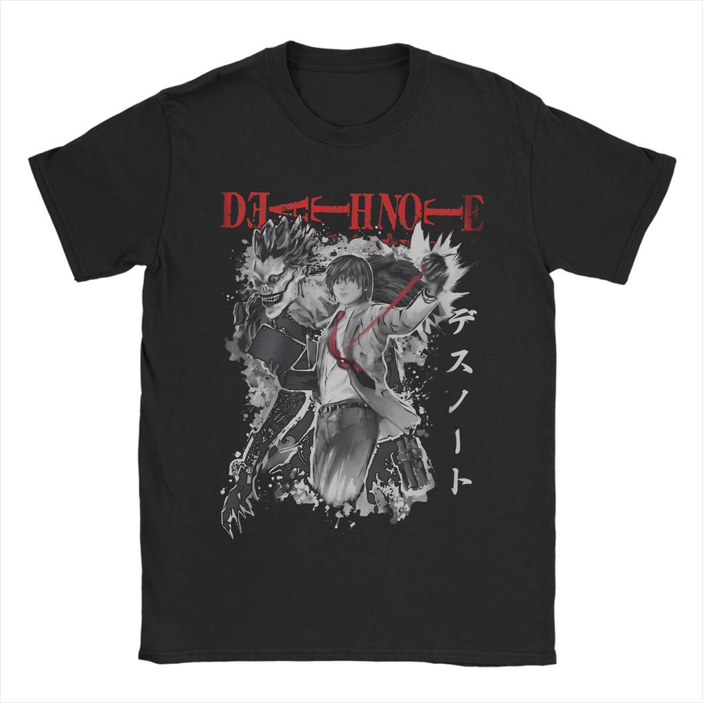 Light Yagami Death Note Misa Amane Japonsko Manga Ryuk Grafické Tričko pro Muže Ženy Čistá Bavlna Tričko Oblečení