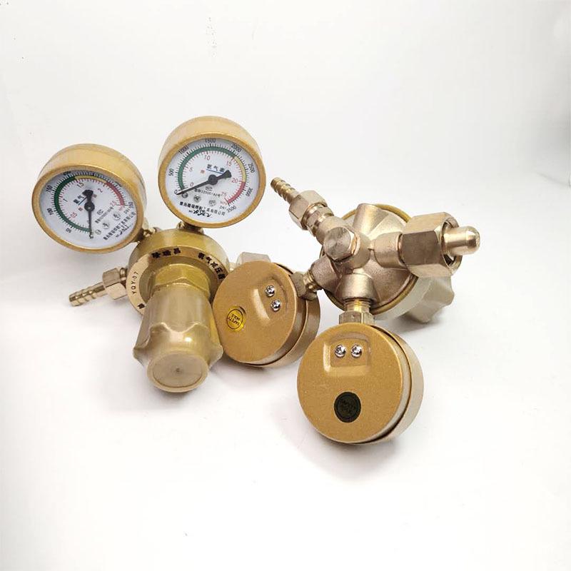 YQY-07 All-Copper Oxygen Regulator with Pressure Gauge for Cylinders