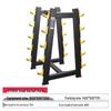 Longchan 200kg Rubber Coated Barbell Set with Rack