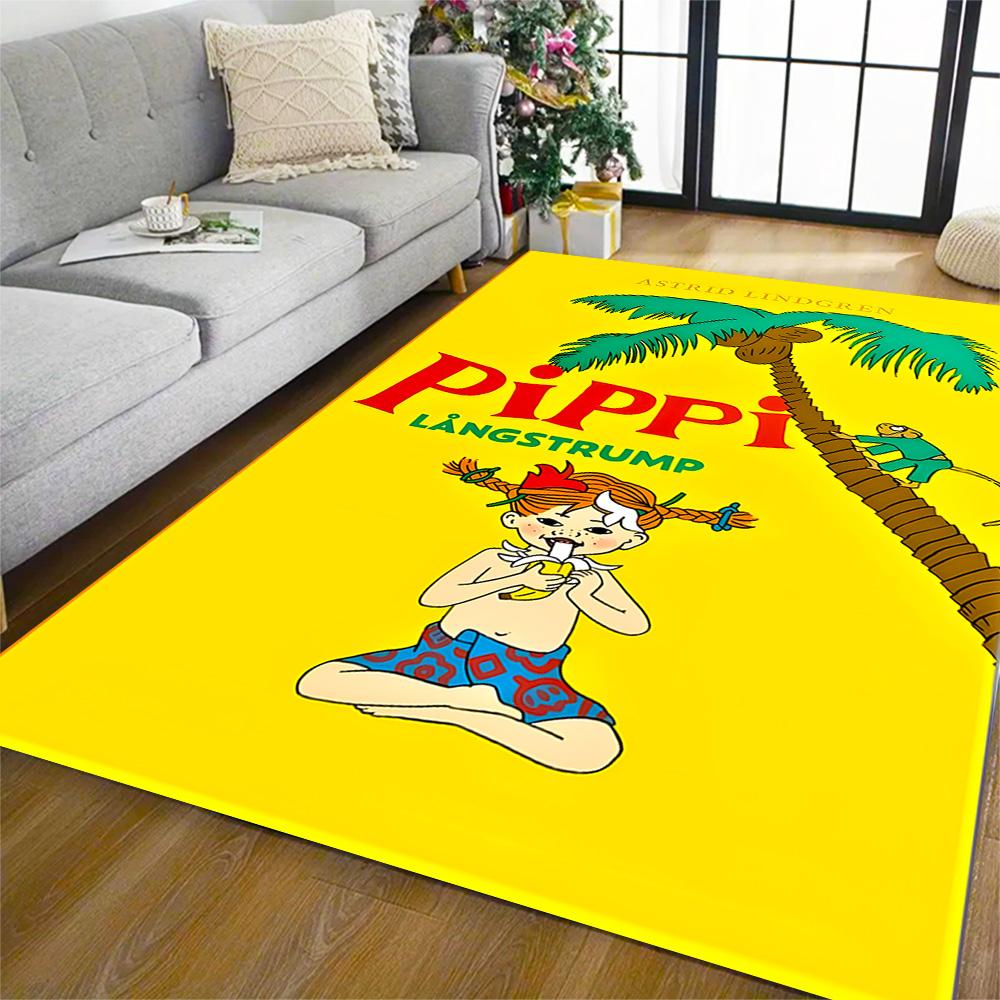 Girl Near House. Floor Rug Office Rug Perfect for Living Rooms Dining Room Bedrooms Study room Antislip Carpet Decorate Offices