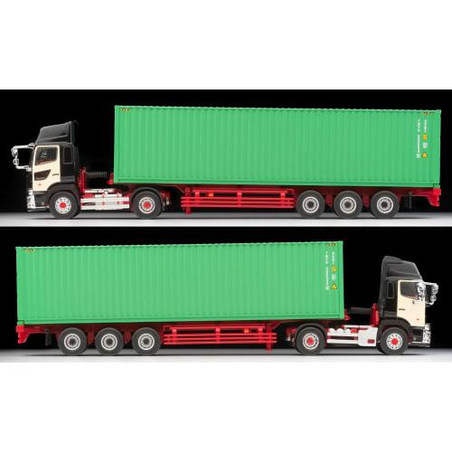 TOMYTEC Tomica Limited Vintage Neo LV-N292c Hino Profia 40ft Marine Container Trailer (Toho Sharyo TC36H1C34) Black (Finished Product)