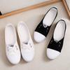 A Pair of Summer Canvas Shoes, Women's Breathable Little White Shoes, Student Casual Shoes, and a Pair of Lazy Shoes.