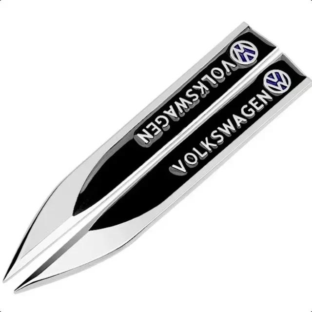 Nové 1ks 3D kovový odznak na blatník pro karoserii vozu Volkswagen VW Golf 7 6 5 GTD GLI Samolepka s logem Znak Dekály Stylingový doplněk