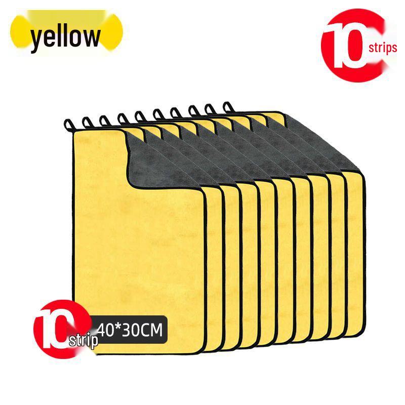 Car Glass Wiping Cloth - Absorbent Towel for Interior & Exterior Wash, Large Size