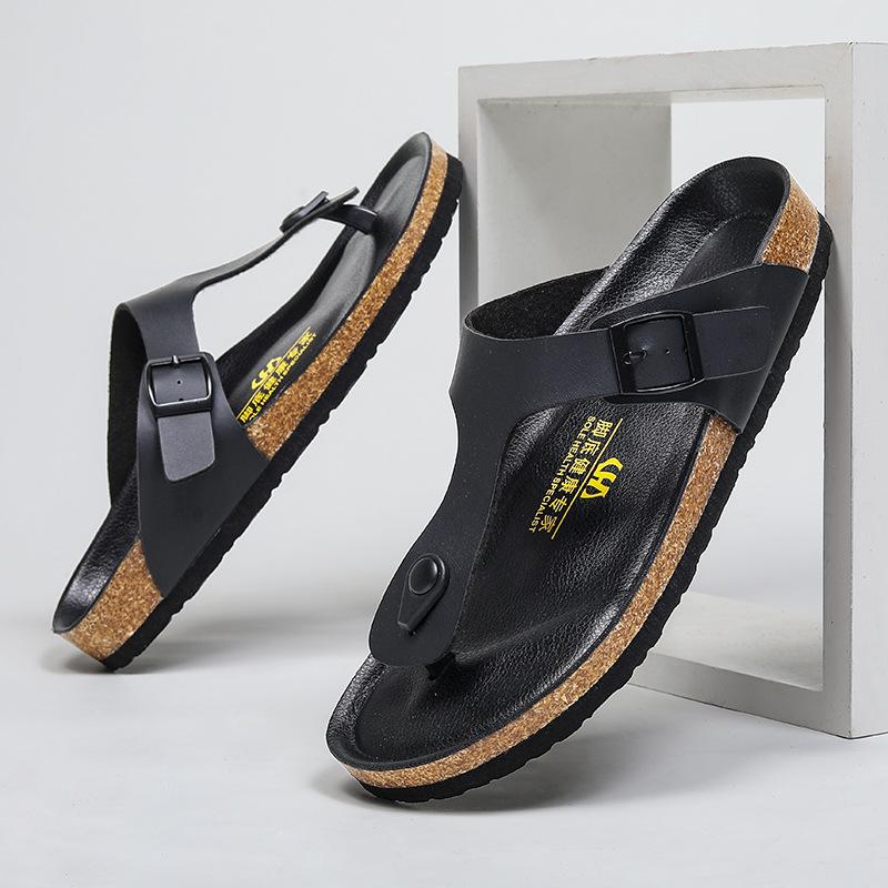 Ciabatte Sandali da Spiaggia Antiscivolo Resistenti all'Usura alla Moda da Uomo - Taglia Grande Scarpe Moda Casual da Esterno