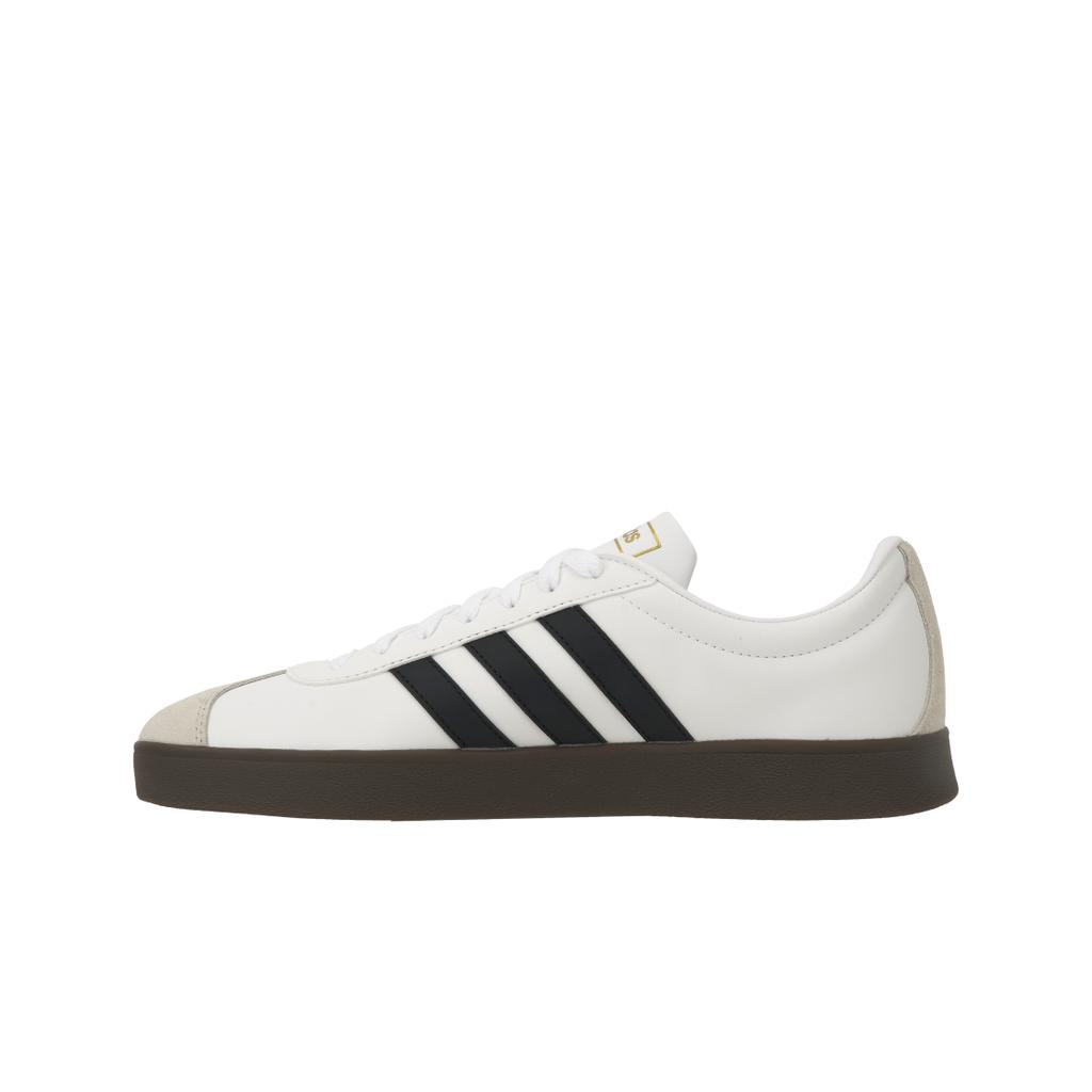 adidas VL Court 2.0 White Black Gum Unisex Sneakers Footwear-White Core-Black ID6015