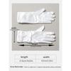 Hochzeit Braut Handschuhe Reine Damen Weiß Satin Handgelenk Länge Hochzeit Party Prinzessin Handschuhe