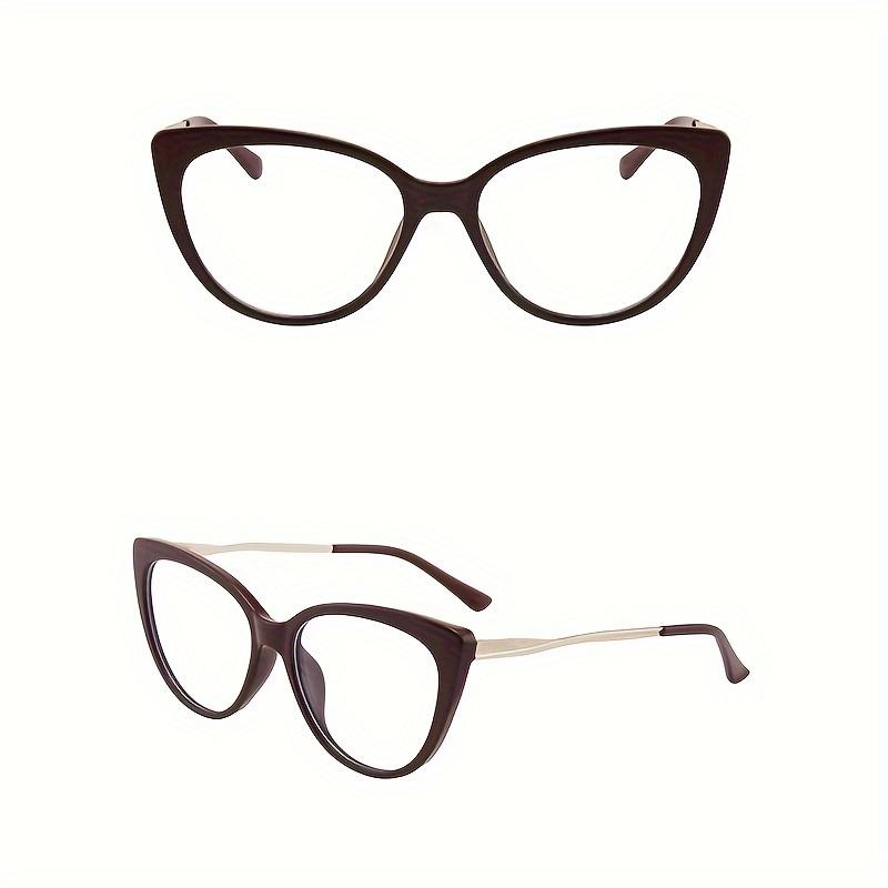 1PCS New INS Style Anti Blue Light Glasses TR90 Cat Eye Frame Women Fashion Trendy Eyewear