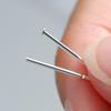 10 Pares de Agujas para Piercing de Oreja Hipoalergénicas Pendientes de Botón para Oreja Tono Plateado para Usuarios Primerizos Unisex Accesorios de Pines para Oreja