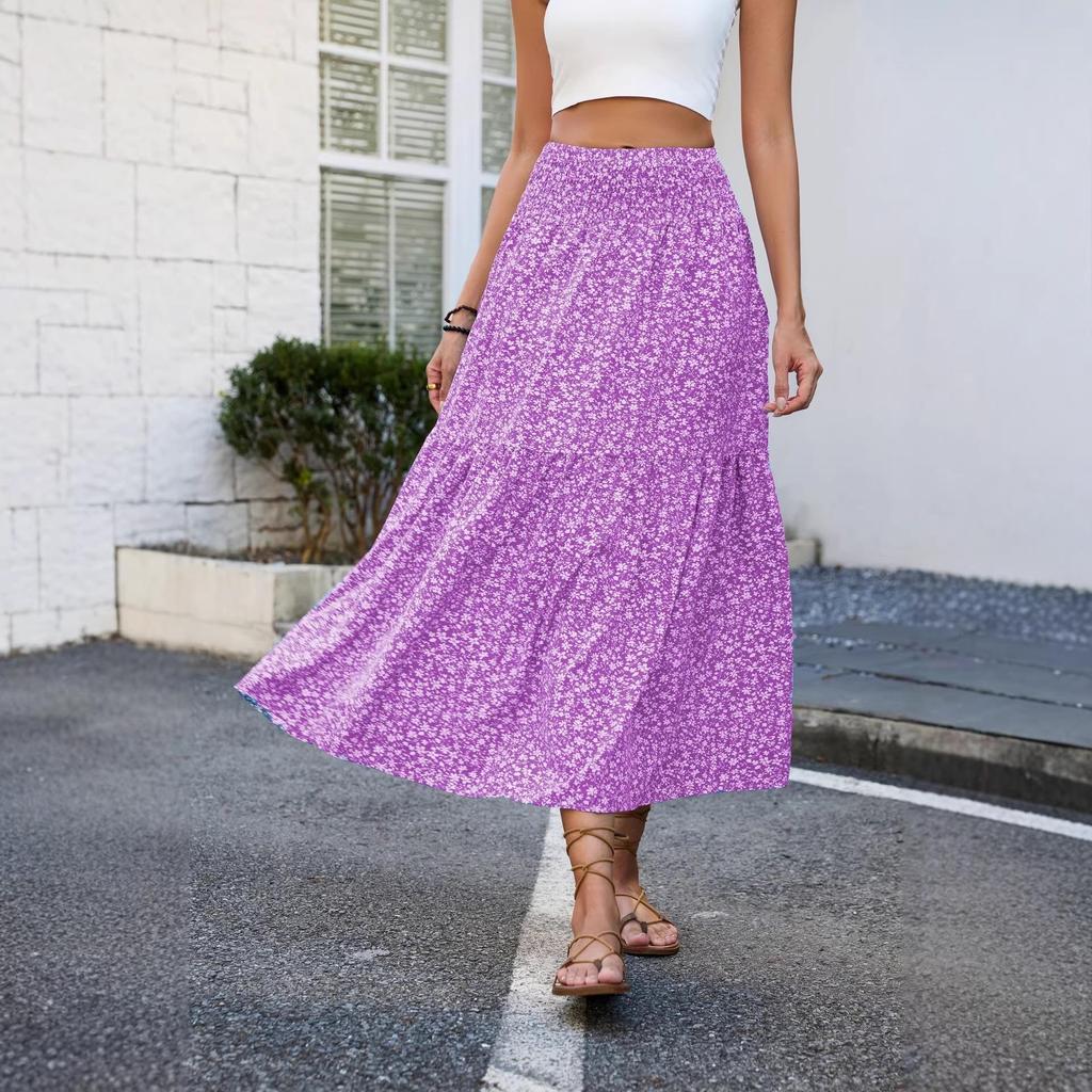 2026 Floral High-Waisted Casual Fashion Skirt for Women