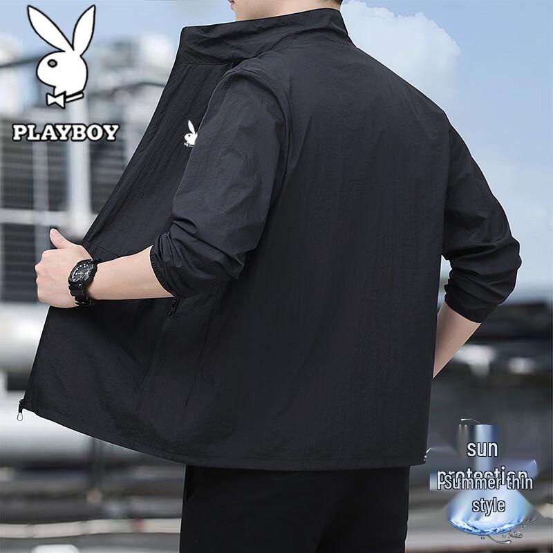 PLAYBOY Men s Ice Silk Sun Protection Jacket 8XL