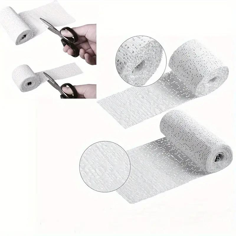 1Roll Plaster Cloth Gauze DIY Painting Belly Cast White Body Casts Bandages Rolls Mask Making Multiple Sizes