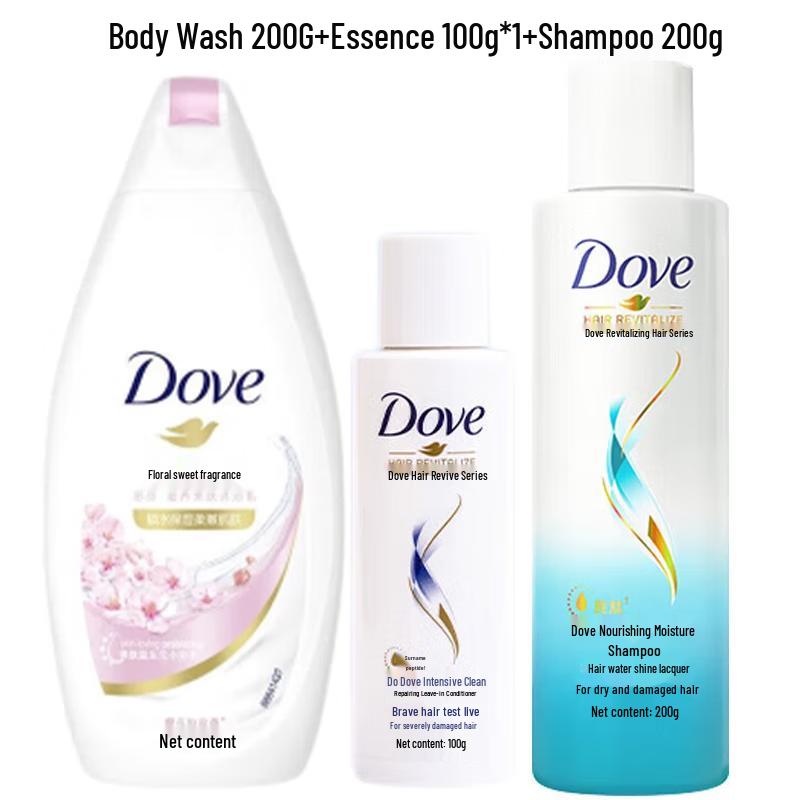 Dove Cherry Blossom Bath & Hair Care Set
