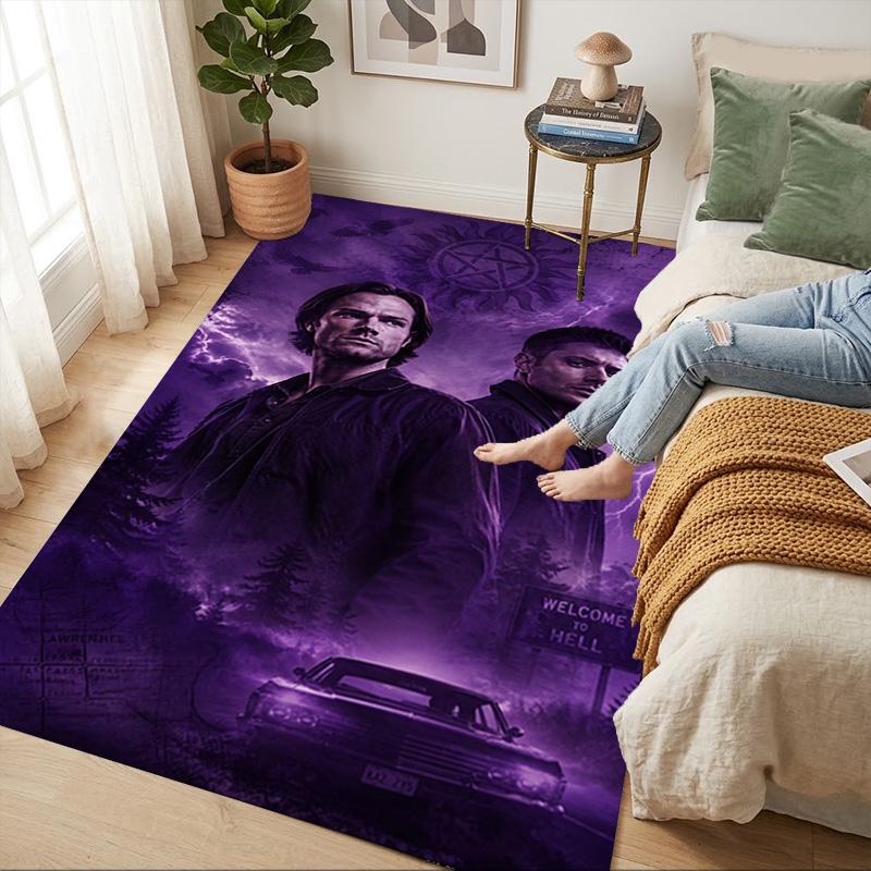 Supernatural Journey Living Room Nonslip Area Rug Soft Carpet For Bedroom Game Playroom Sofa Office Home Decor Doormat Christmas Gift C922111