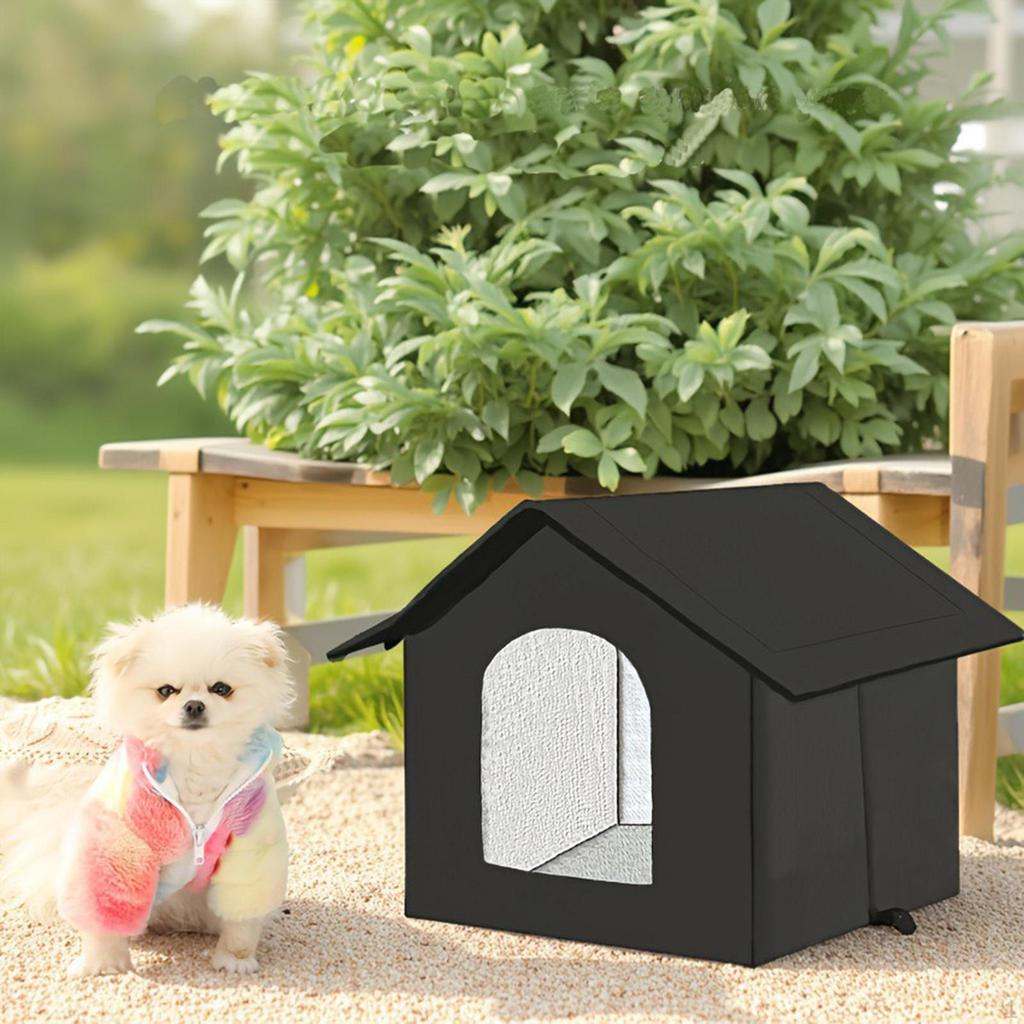Outdoor Cat House ,Cat Bed, Easy To Assemble, Insulated Kitty Shelter Kitten Hideaway Tent