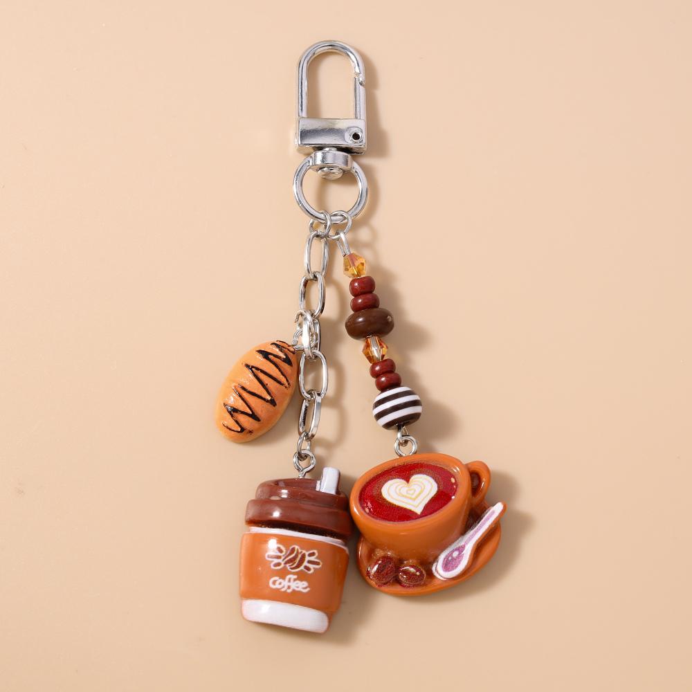New Simulation Popsicle Ice Cream Keychain Chocolate Key Ring Pendant for Women Girls Handbag Decor DIY Kid's Jewelry Gifts