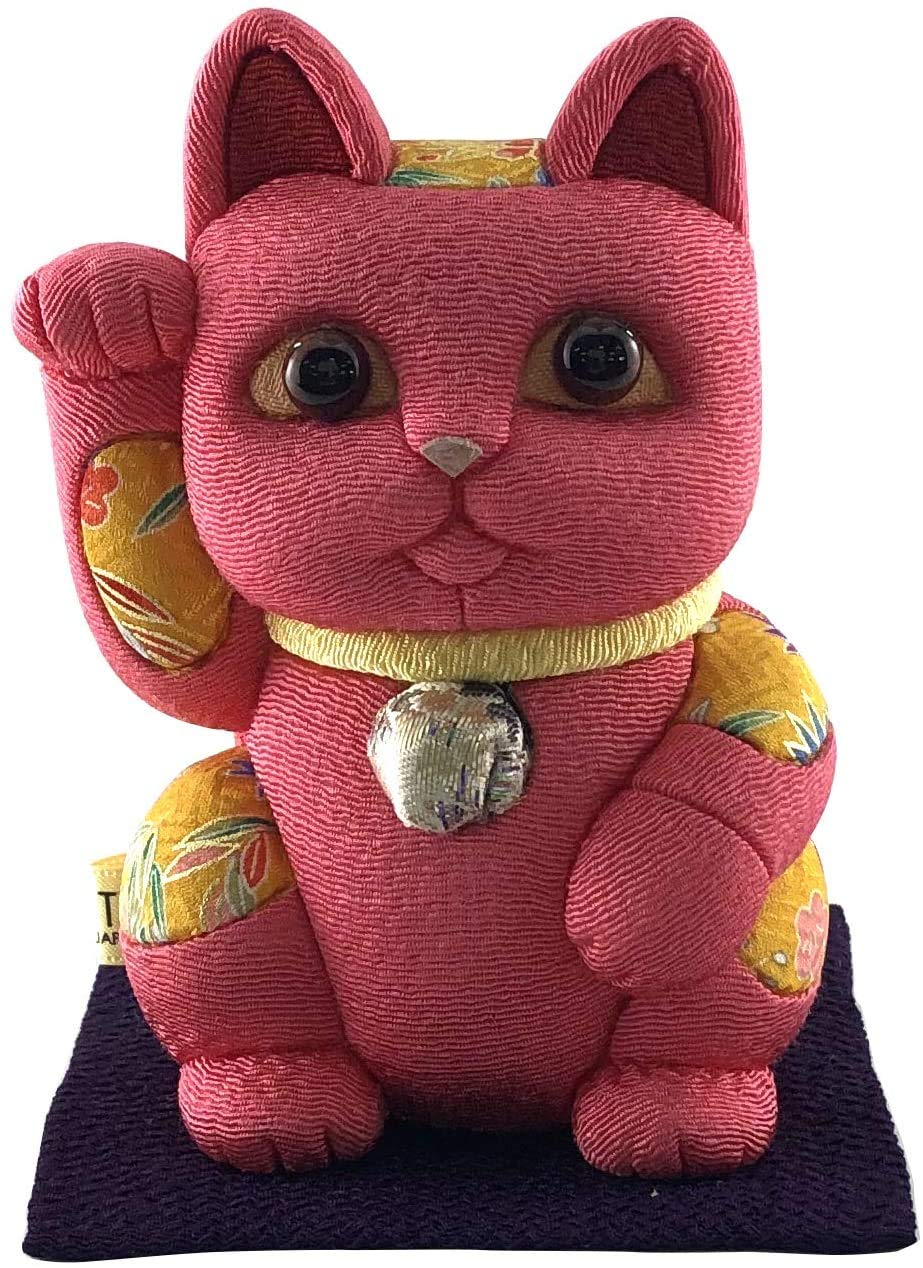 

Kakinuma doll beckoning cat pink (medium)