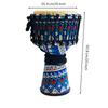 Djembe with Carrying Bag Rope-Tuned Portable for Music Lessons, Beginners