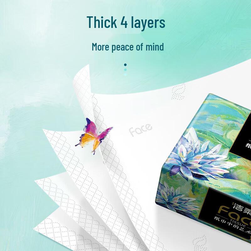 C&S Face Art 4-Ply Soft Pack Tissues
