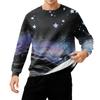 Men's Round Neck Fleece-Lined Thick Warm Sweatshirt