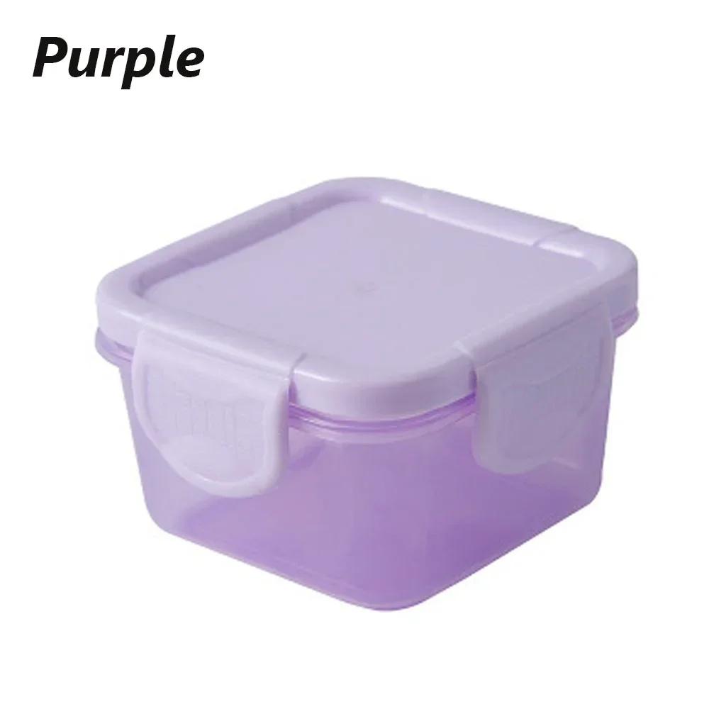 

1 Pc 150ml Portable Mini Empty Sealed Fresh-keeping Box Baby Supplementary Snacks Food Storage Box фиолетовый