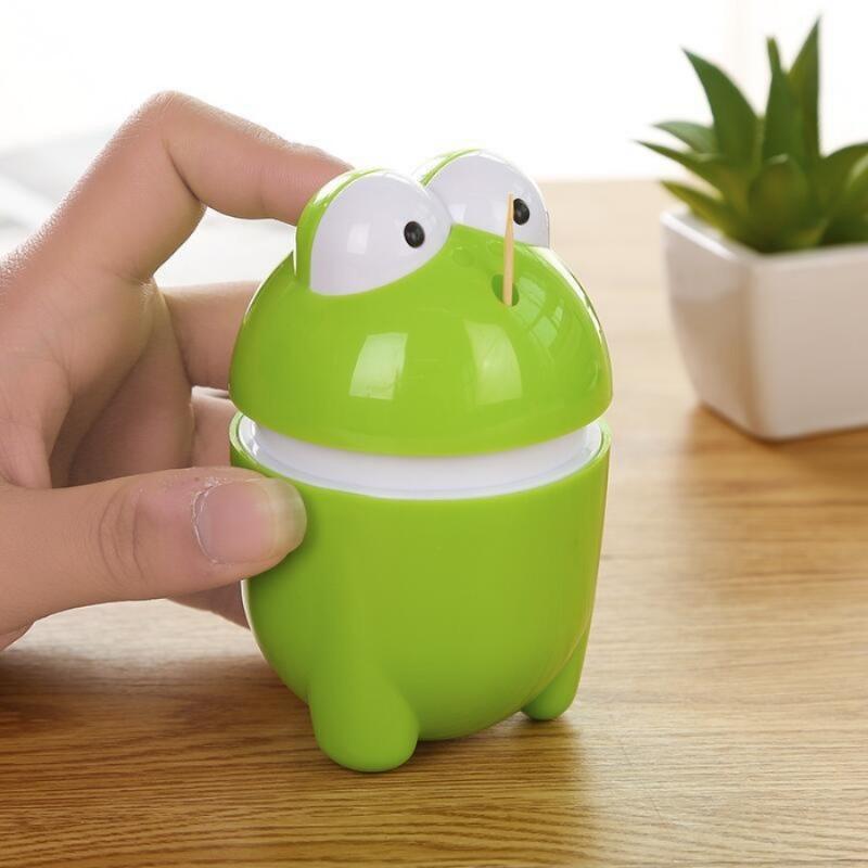 1 Stück Kreative Automatische Zahnstocher-Kassette Cartoon Panda Zahnstocherbox Modische Persönlichkeit Niedlich