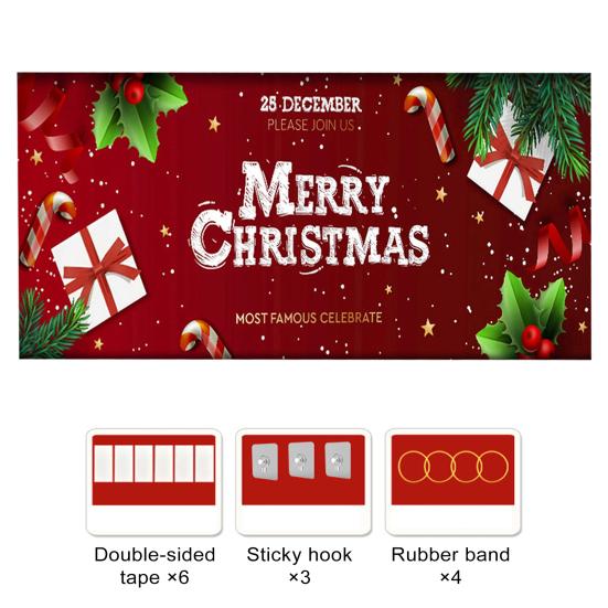 Garagentor Dekoration Winter Weihnachts Garagentor Banner 7x16 Fuß - Frosty Schneemann Dekoration Outdoor Großer Weihnachtsbanner