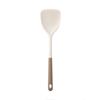 Heat-Resistant Silicone Kitchenware Set: Spatula, Soup Ladle, Slotted Spoon, Rice Spoon, Frying Pan Scraper, Oil Brush, and Flour Grabber.