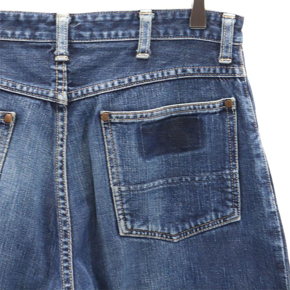 A BATHING APE made in Japan Straight denim pants L jeans Men's Used