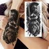 1 Sheet Warrior Gladiator Temporary Tattoos For Men Women Spartan Hero Tatoos Waterproof Realistic Fake Body Arm Tattoo Stickers