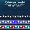 Pflanzenwachstumslicht Aquarium LED-Licht Wasserdicht Fischbeckenlicht 18-48CM Unterwasser-Aquarien Dekor Beleuchtung 90-260V 5730 Chip