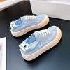 Zapatos de moda para mujer, zapatillas informales sin cordones de tela con forma de paraguas, zapatillas de lona de caña baja, cómodas zapatillas para caminar para jóvenes