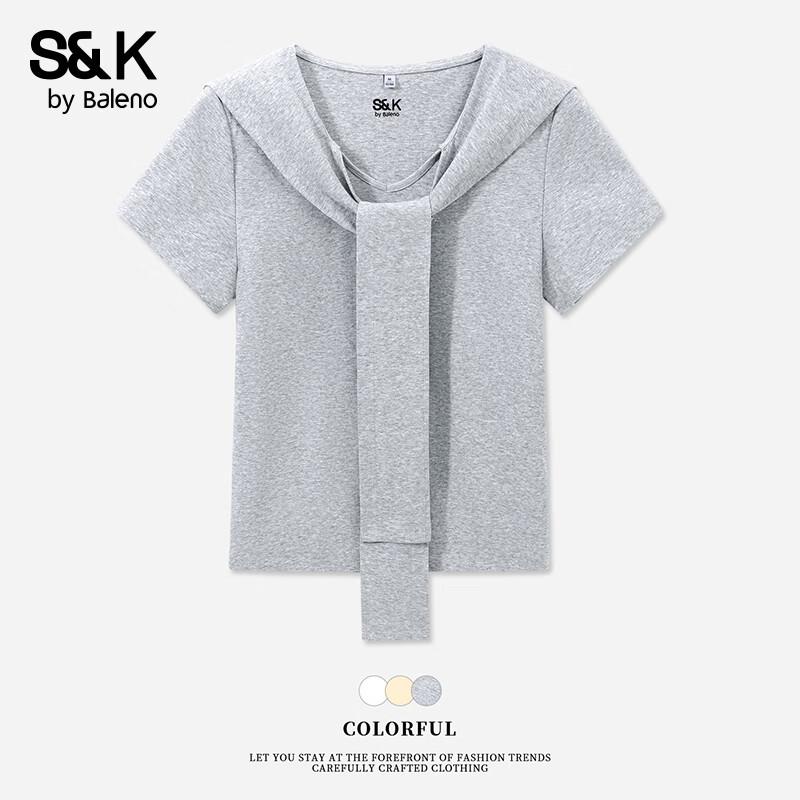 

Женская футболка Baleno в ретро-стиле с воротником-матроской, приталенная S