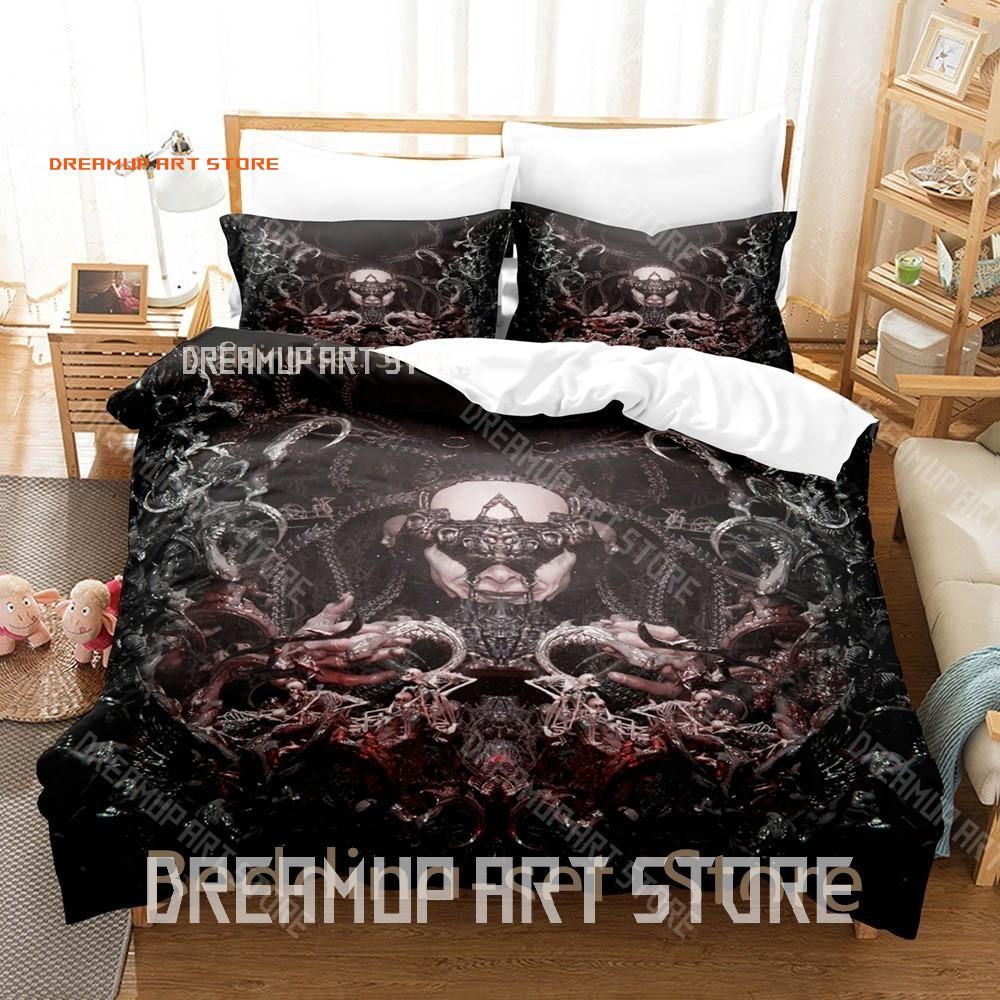 3D Print Svdden Death Bedding Set Single Twin Full Queen King Size Bed Set Adult Bedroom Duvetcover Sets Anime Bed Sheet Se