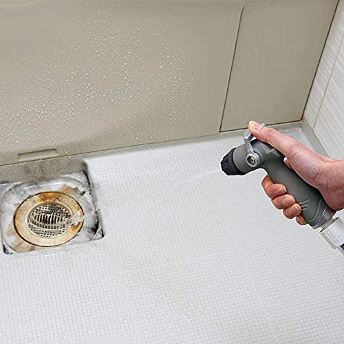 iMedia Jet Water Cleaner for Easy Bath Cleaning, Bathroom Cleaning Supplies, Shower Head, Floor, Ceiling, Bathtub, Drain