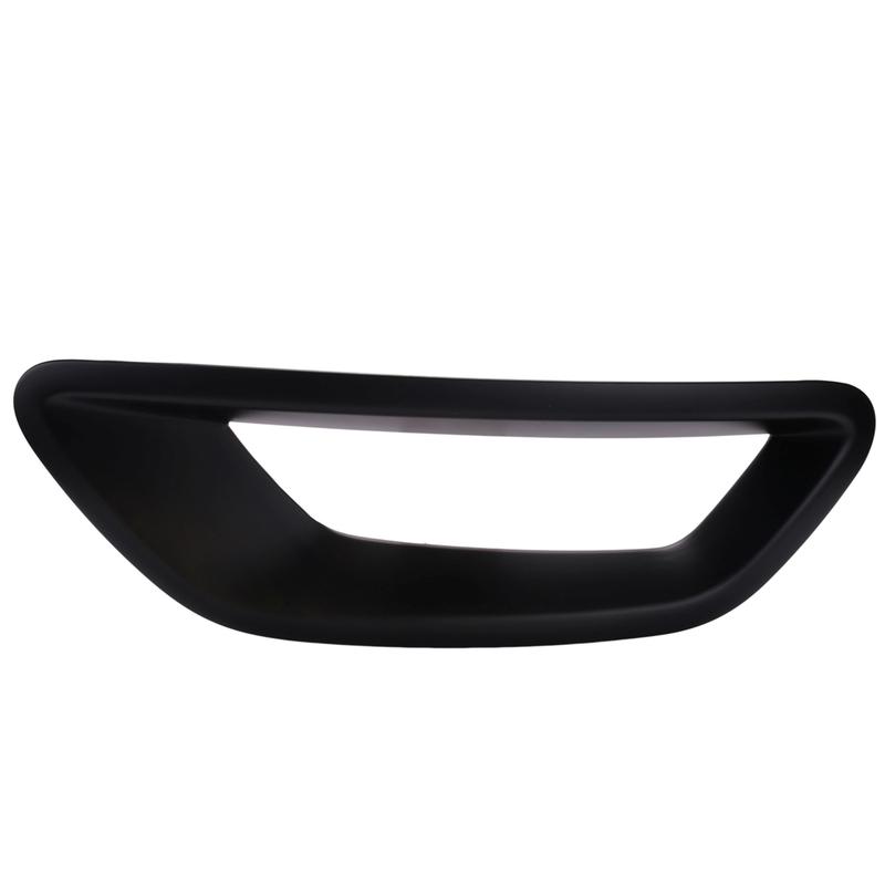 Car Front Fog Light Cover Frame Decoration Accessories for Great Wall Cannon GWM Poer Ute - матовый черный