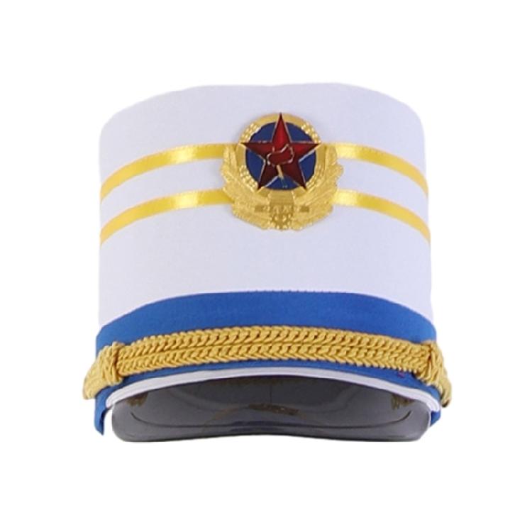 European Style Marches Band Hat Performances Party Show Drum Majors Hat for Kid