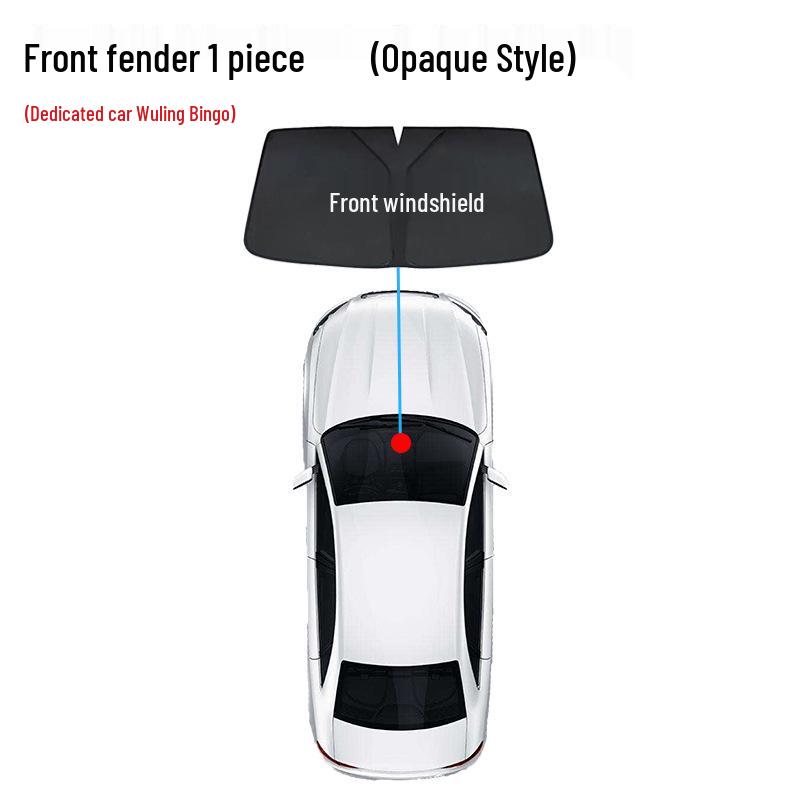 

Wuling Bingo Sunshade: Heat Insulation, Mosquito Proof, Light Blocking, Privacy Window Mesh. Wuling Bingo