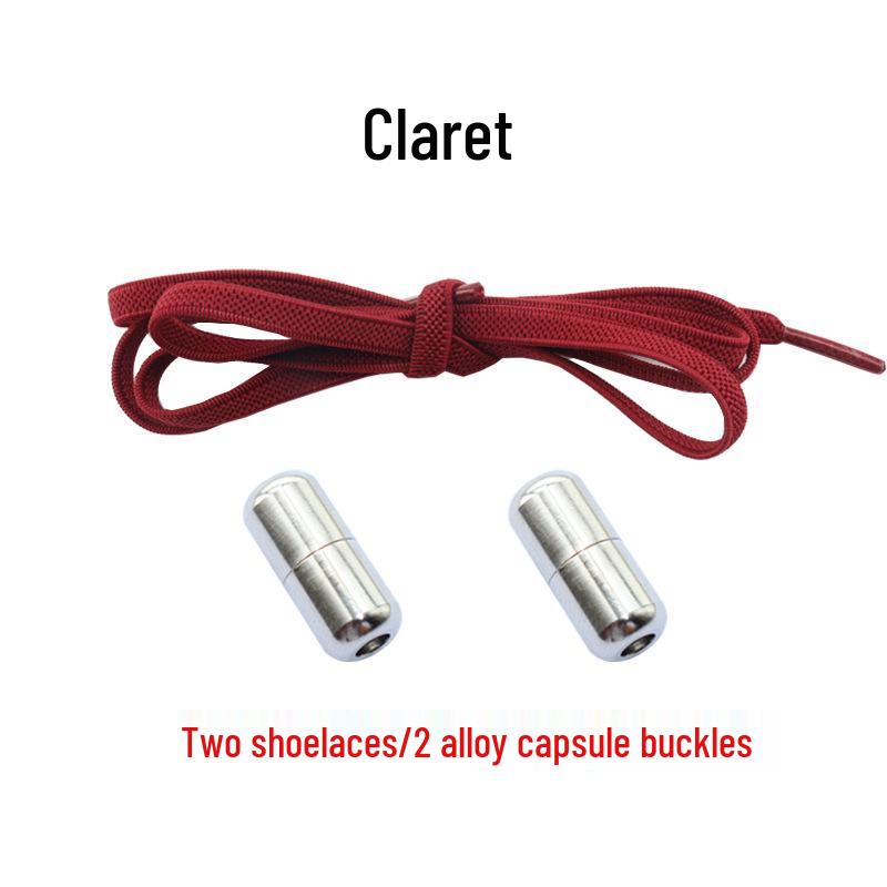 

Металлическая капсульная эластичная шнуровка без завязывания с плоскими сетчатыми шнурками Silver