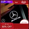 Autocollant de Voiture Nouveau 2025 Pour Mercedes Benz 2 Pièces Lampes de Projecteur de Porte de Voiture à Lumière LED Accessoires Pour Mercedes Benz AMG A B C M ML GLA