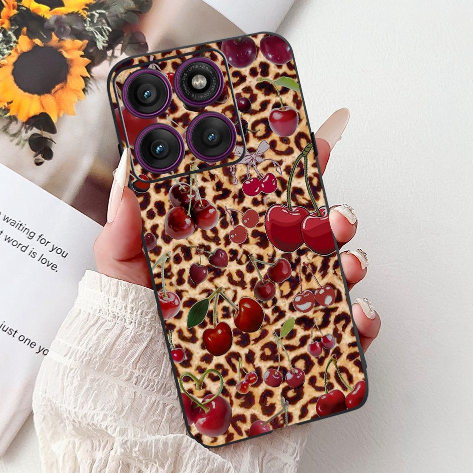 For Motorola Moto Edge 60 Pro 2025 Case New Fashion Flower Soft Silicone Protector For Moto Edge 60 Funda Edge60 s Fusion Bumper